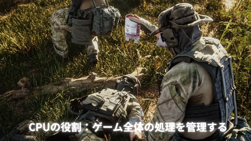 CPUの役割:ゲーム全体の処理を管理する