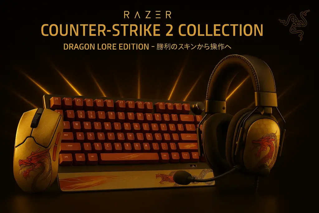 【10月31日より予約開始】Razer Counter Strike 2 × Dragon Lore Edition｜勝利の象徴をその手に