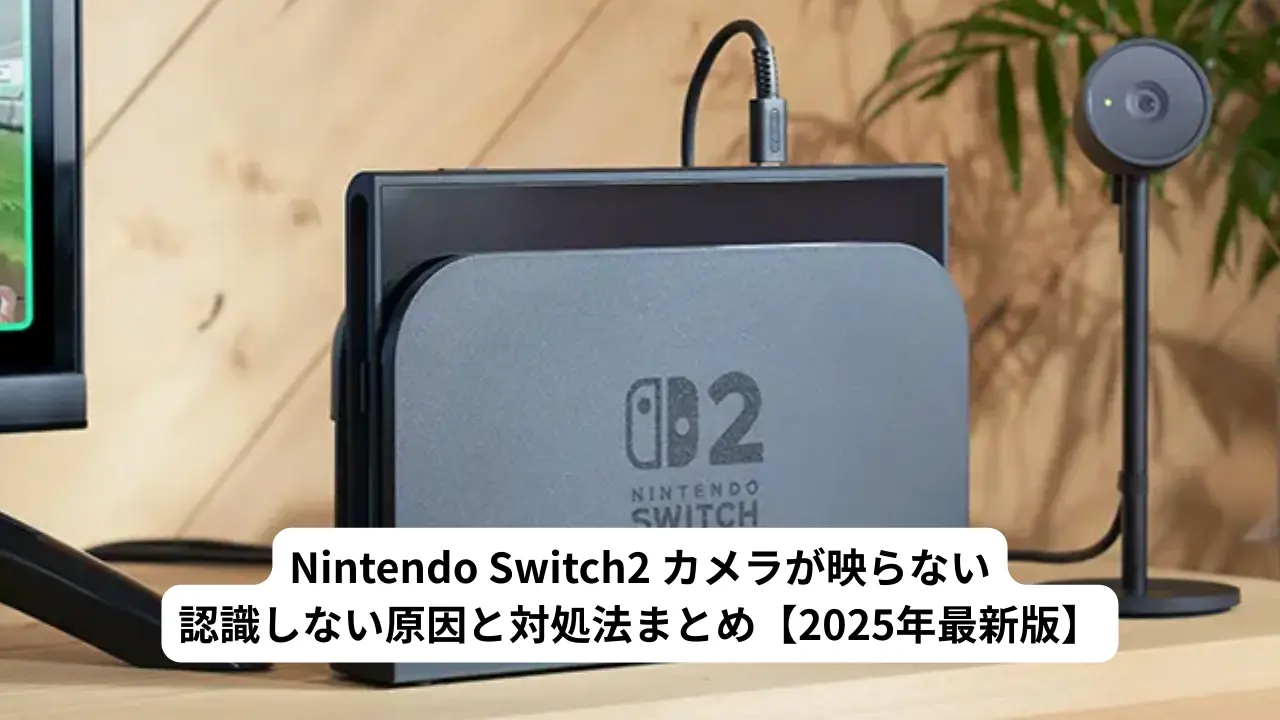 Nintendo Switch2 カメラが映らない／認識しない原因と対処法まとめ【2025年最新版】